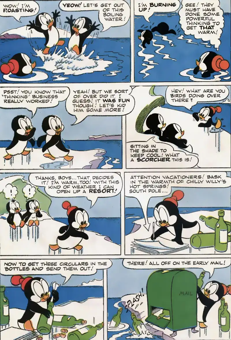 Chilly Willy comic - The Hot Idea - Pg 3