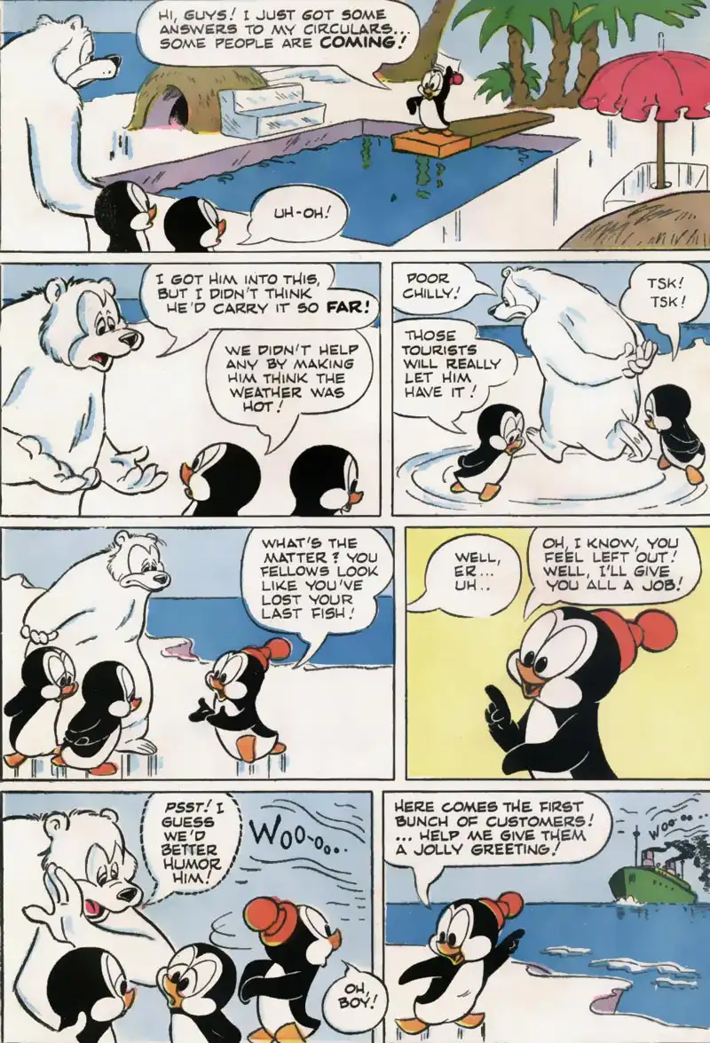 Chilly Willy comic - The Hot Idea - Pg 5