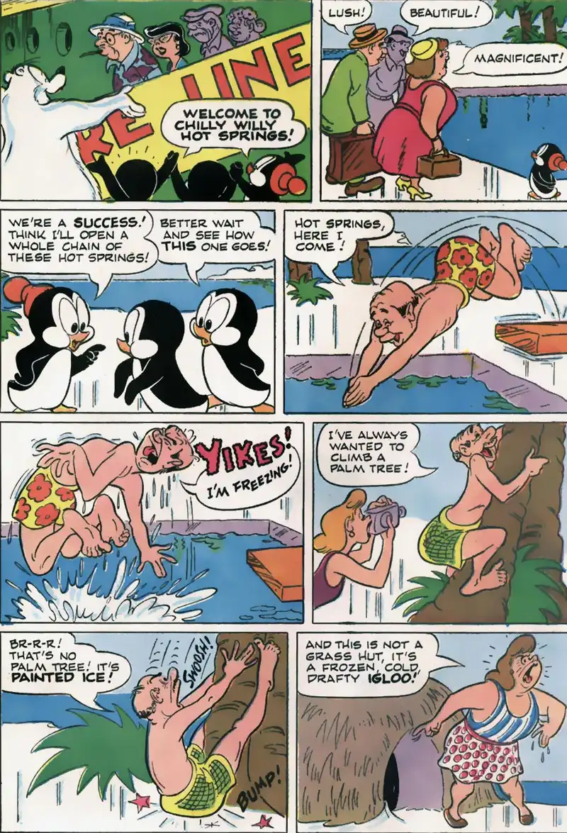 Chilly Willy comic - The Hot Idea - Pg 6
