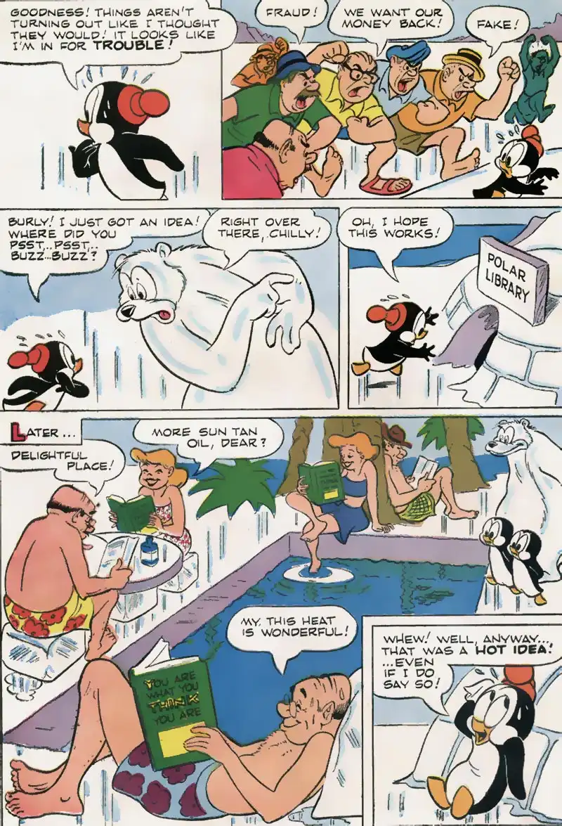 Chilly Willy comic - The Hot Idea - Pg 7