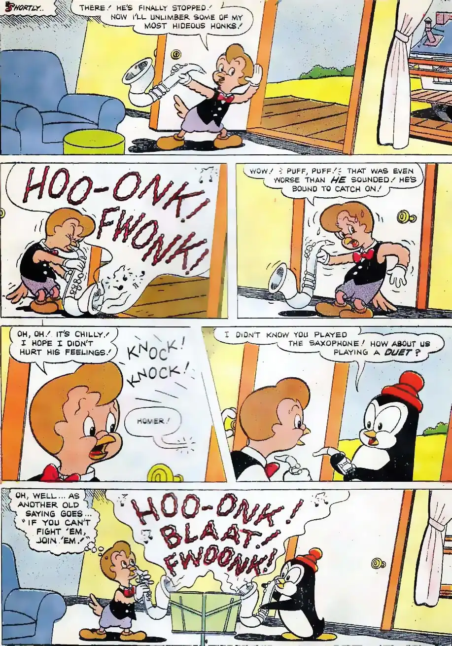 Chilly Willy comic - Saxophone - Pg 2
