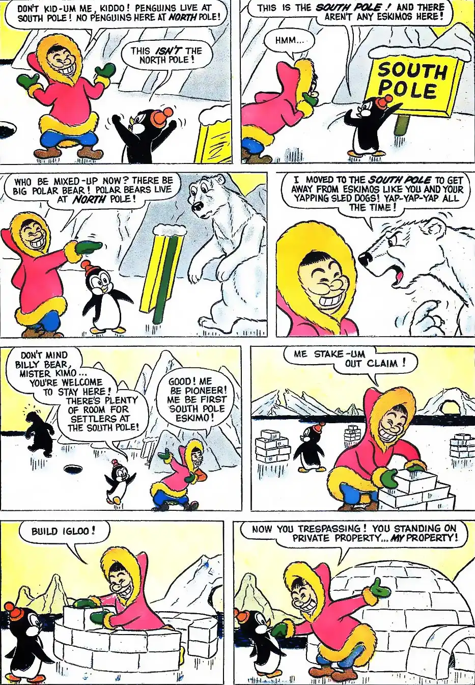 Chilly Willy comic - Vanquished Visitor - Pg 2