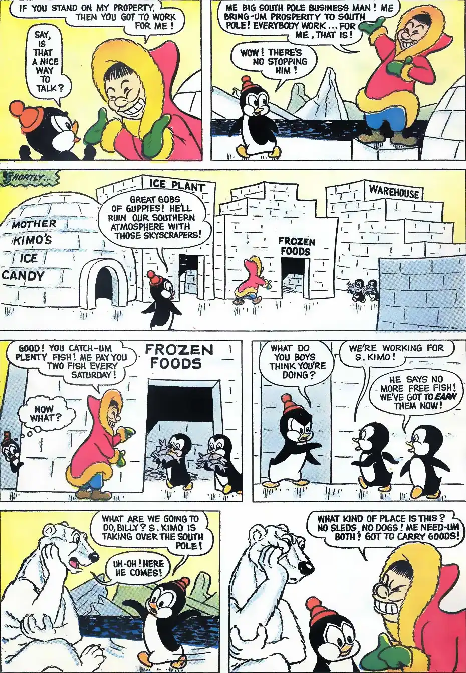 Chilly Willy comic - Vanquished Visitor - Pg 3