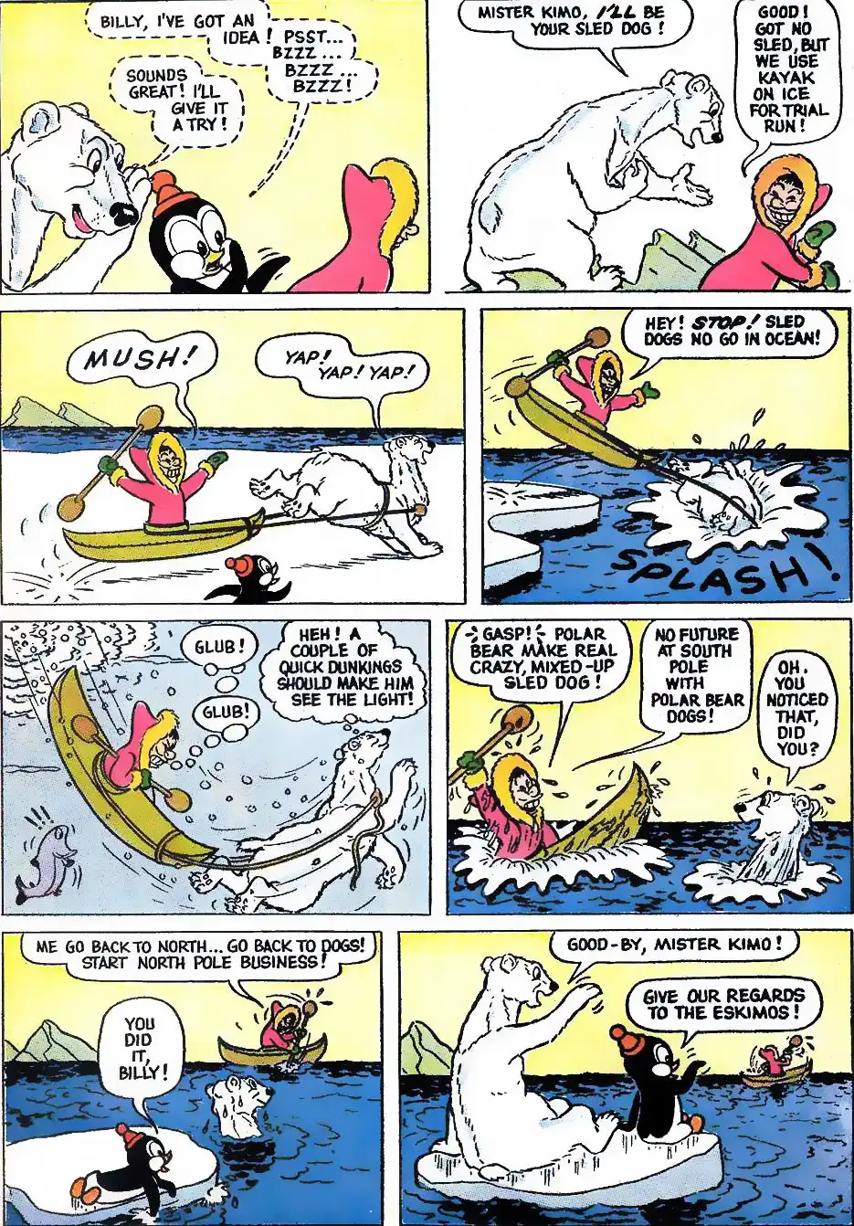 Chilly Willy comic - Vanquished Visitor - Pg 4