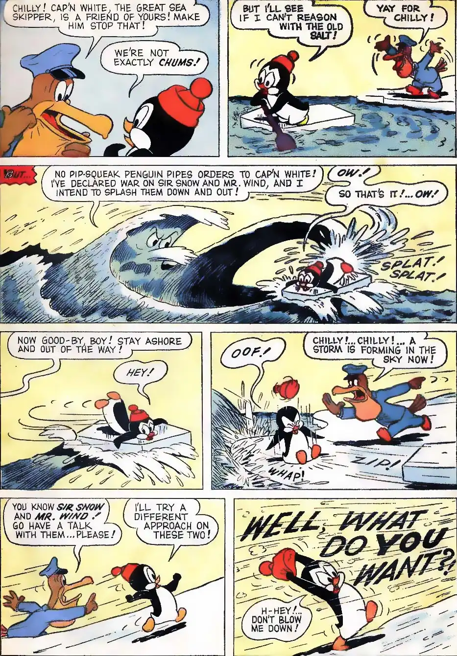 Chilly Willy comic - Weather Warfare - Pg 3