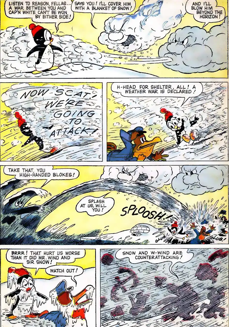 Chilly Willy comic - Weather Warfare - Pg 4