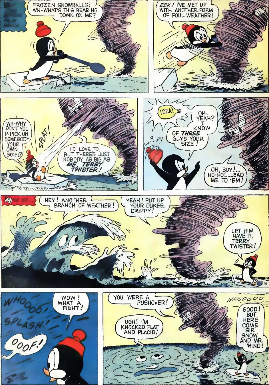 Chilly Willy comic - Weather Warfare - Pg 6